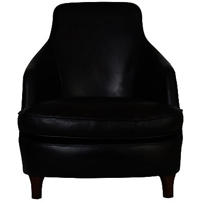 Halo Sebastian Aniline Leather Armchair, Old Saddle Black